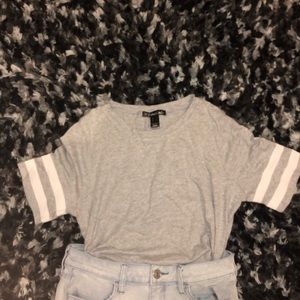 grey basic top